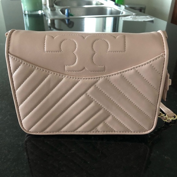 Tory Burch Alexa Combo Crossbody Shell Pink - Picture 2 of 6